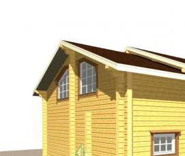 Вологодский клееный брус - модель 3