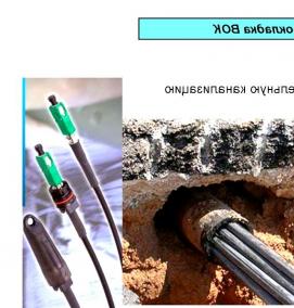 Волоконно оптический кабель на опорах - вариант 3