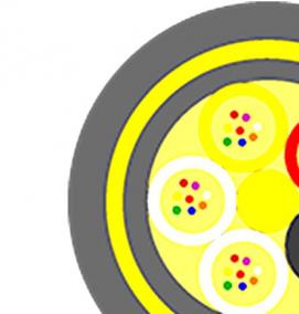 Волоконно оптический кабель на опорах - вариант 2