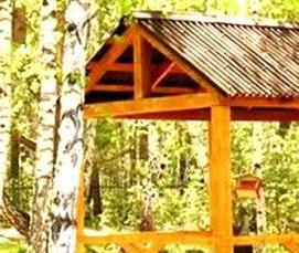 Восьмигранная беседка с барбекю - вариант 2