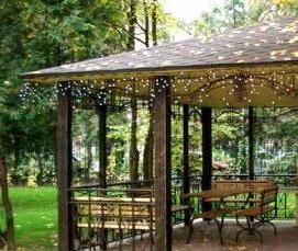 Восьмиугольная беседка из металла - модель 4