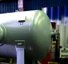 Воздухосборник горизонтальный с эллиптическим днищем - модель 4