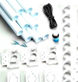 Воздуховоды пластиковые для вентиляции - модель 4