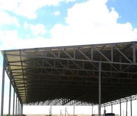 Возведение ангаров из металлоконструкций - вариант 1