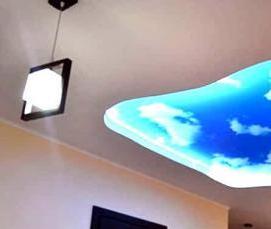 Врезные натяжные потолки - вариант 1