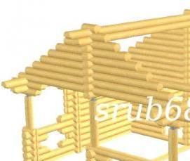 Всесезонная беседка с мангалом - модель 1