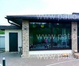 Всесезонная беседка с мангалом - модель 4