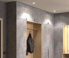 Встраиваемая мебель для прихожей на заказ - модель 1