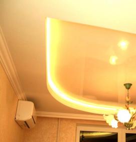 Встроенные потолочные светильники с подсветкой - тип 3