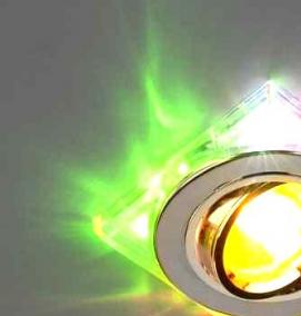 Встроенные светильники потолочные led - тип 3