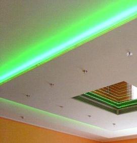 Встроенные светильники в гипсокартон потолочные - модель 3