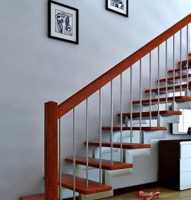 Выдвижная металлическая лестница - тип 3