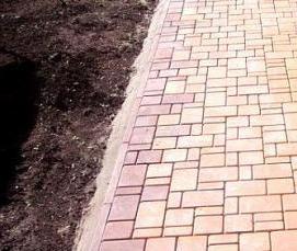 Выкладка тротуарной плитки - вариант 2