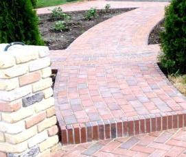 Выложить площадку из тротуарной плитки - тип 2