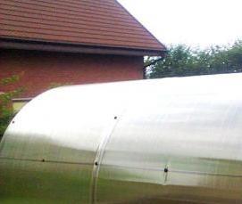 Высокие теплицы из поликарбоната - вариант 4