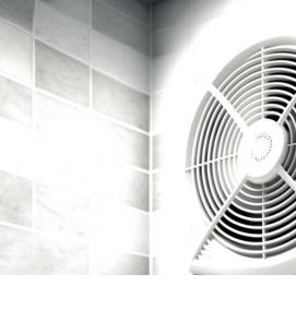 Вытяжной вентилятор с клапаном для ванной - вариант 3