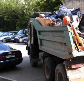 Вывоз мусора из квартиры с грузчиками - тип 2