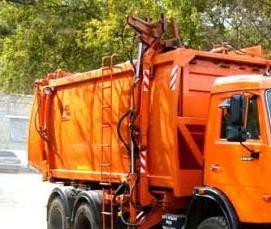 Вывоз мусора контейнер 1,1 м3 - вариант 1