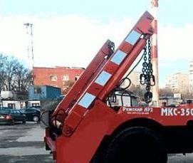 Вывоз мусора контейнером бункером - вариант 3