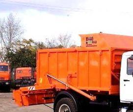 Вывоз мусора контейнером круглосуточно - модель 2