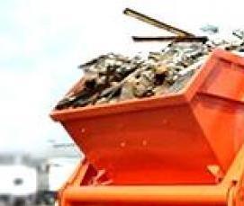 Вывоз мусора пластиковыми контейнерами - модель 2