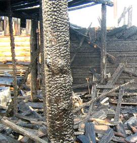 Вывоз мусора после пожара - тип 4