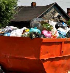 Вывоз мусора с дачи - вариант 1