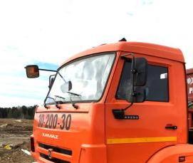 Вывоз строительного мусора бункером - модель 3