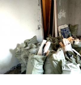 Вывоз строительного мусора из квартиры - тип 1