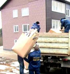 Вывоз строительного мусора с грузчиками - модель 1