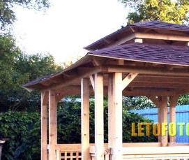 японские беседки для дачи - модель 1