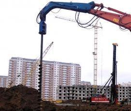 Забивка свай - модель 3