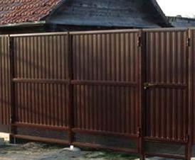 Для дачи с воротами - тип 1