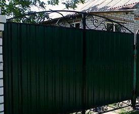 Для дачи с воротами - тип 3