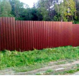 Забор из профнастила ЭКОНОМ