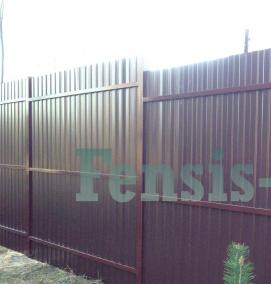 Забор из профнастила СТАНДАРТ