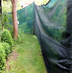 Из затеняющей сетки - вид 1