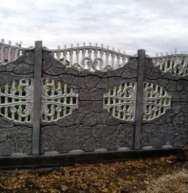 Забор с установкой Премиум