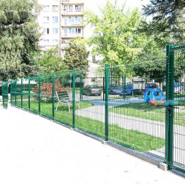 Заборные панели из сварной сетки - модель 4