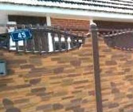 Заборные железобетонные плиты - модель 4