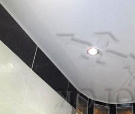 Закругленные натяжные потолки - модель 2