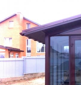 Закрытая входная группа для частного дома - вариант 2