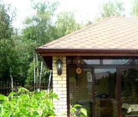 Закрытые беседки для дачи - тип 1