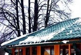 Закрытые беседки с камином и мангалом отдельно - вариант 3