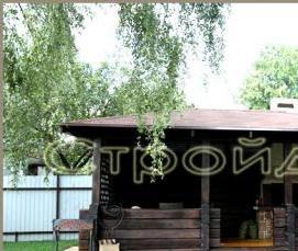 Закрытые деревянные беседки - вариант 3