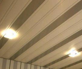 Закрытые реечные потолки - вариант 2