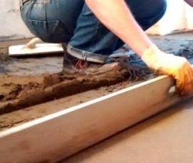 Залить полы бетонной стяжкой - модель 2