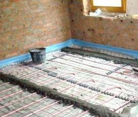 Залить стяжку пола в доме - тип 2