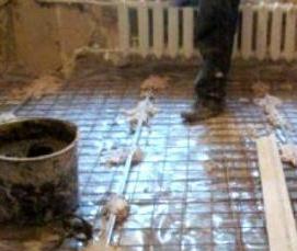 Залив стяжки пола - тип 2