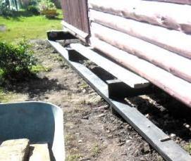 Замена деревянных свай - модель 4